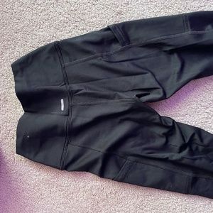 Black Aerie High Waisted Athletic Leggings
